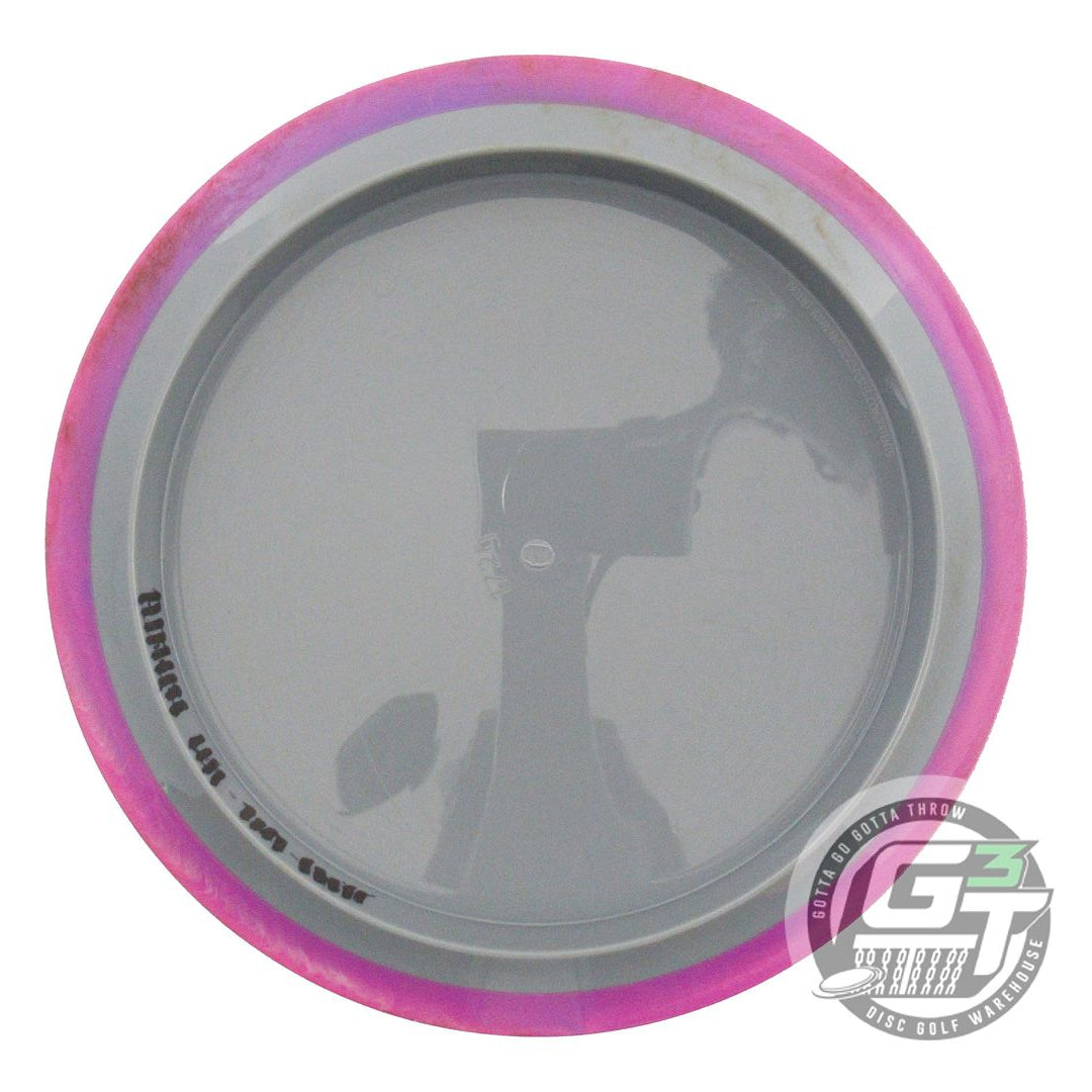 USED Axiom Discs Neutron Time Lapse 172g Gray Magenta Rim Driver Golf Disc