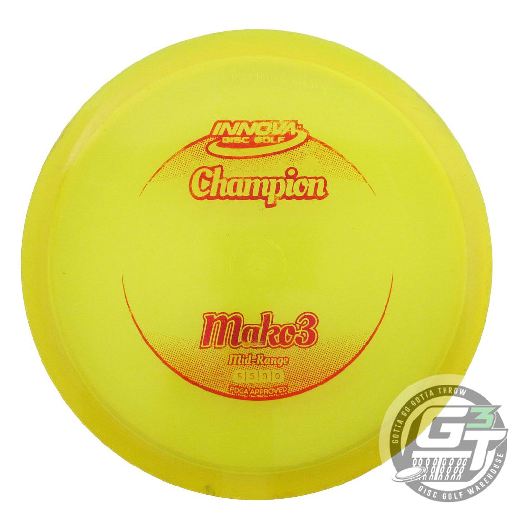 USED Innova Champion Mako3 179g Yellow Red Foil Midrange Golf Disc