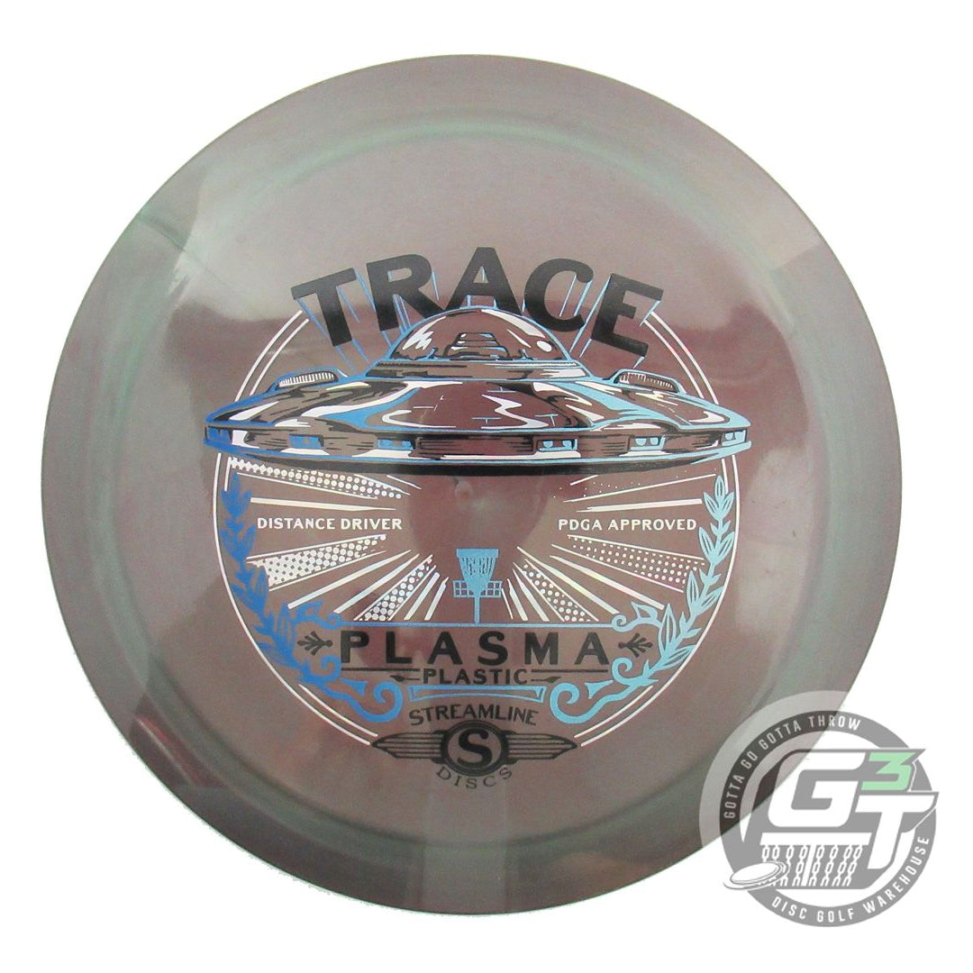 USED Streamline Discs Plasma Trace 171g Green-Purple Distance Driver Golf Disc