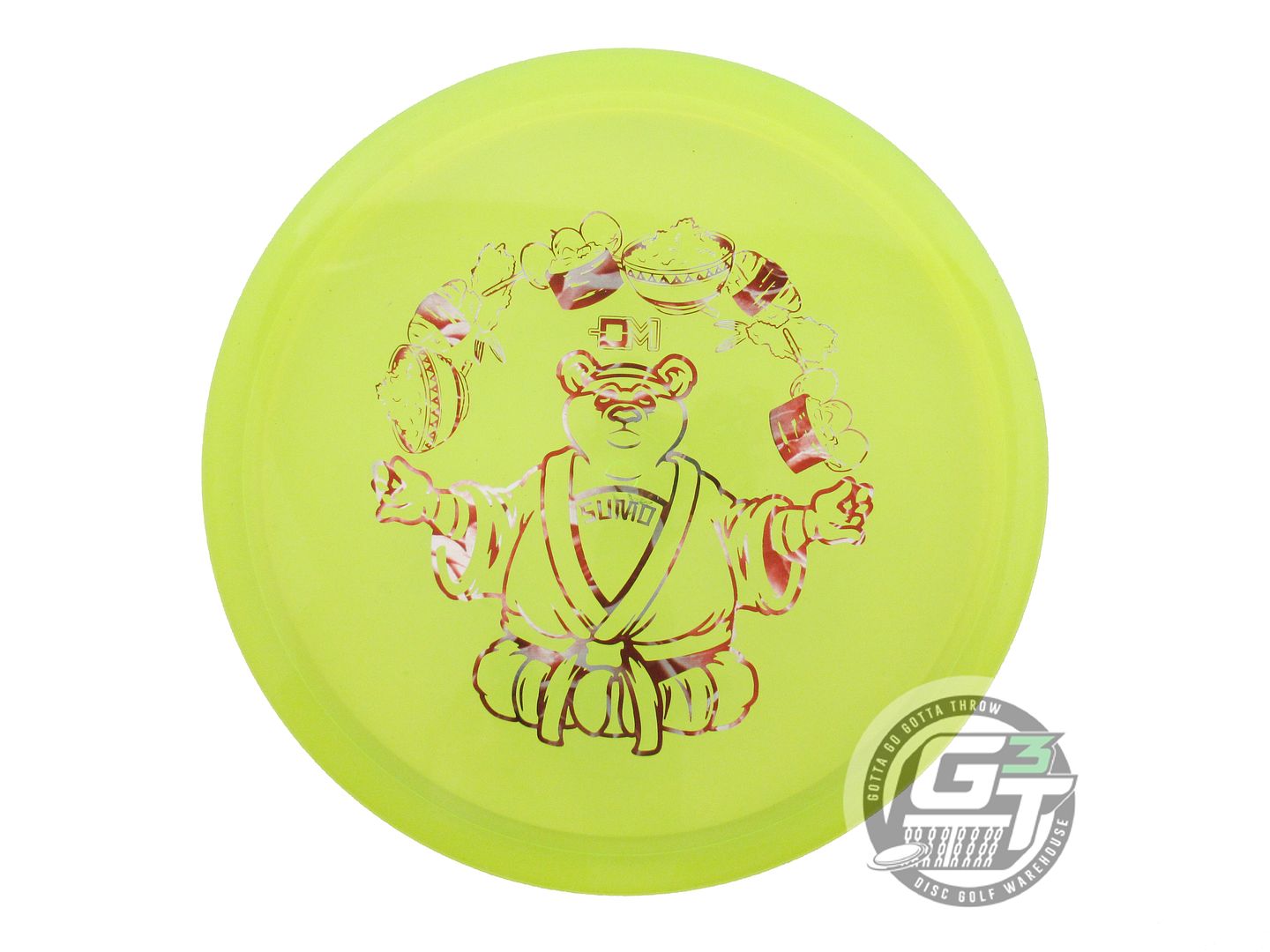 USED Legacy Discs Pinnacle Sumo 176g Yellow VIP SERIES Putter Golf Disc