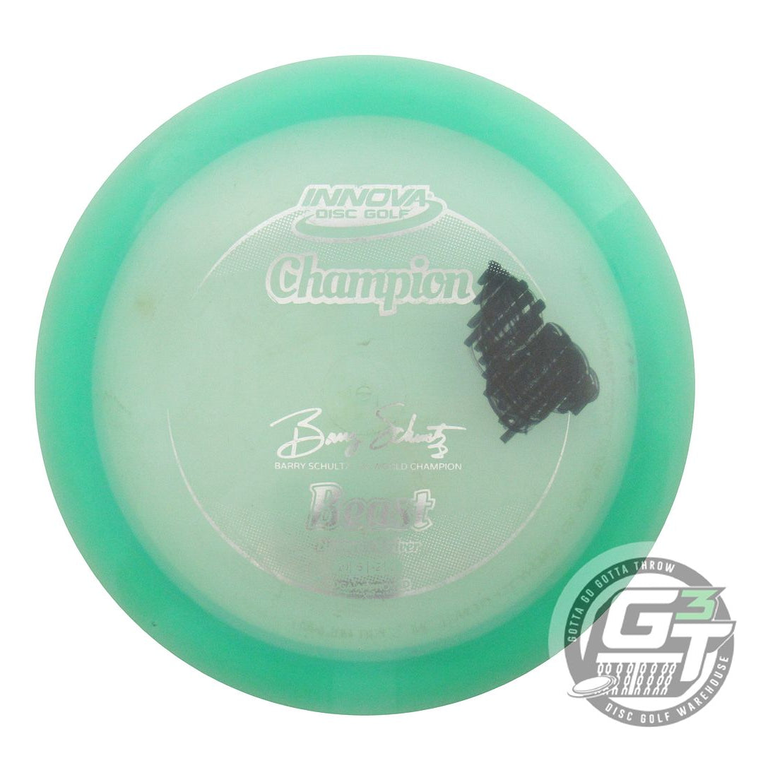 USED Innova Champion Beast 175g Green Silver Foil Distance Driver Golf Disc