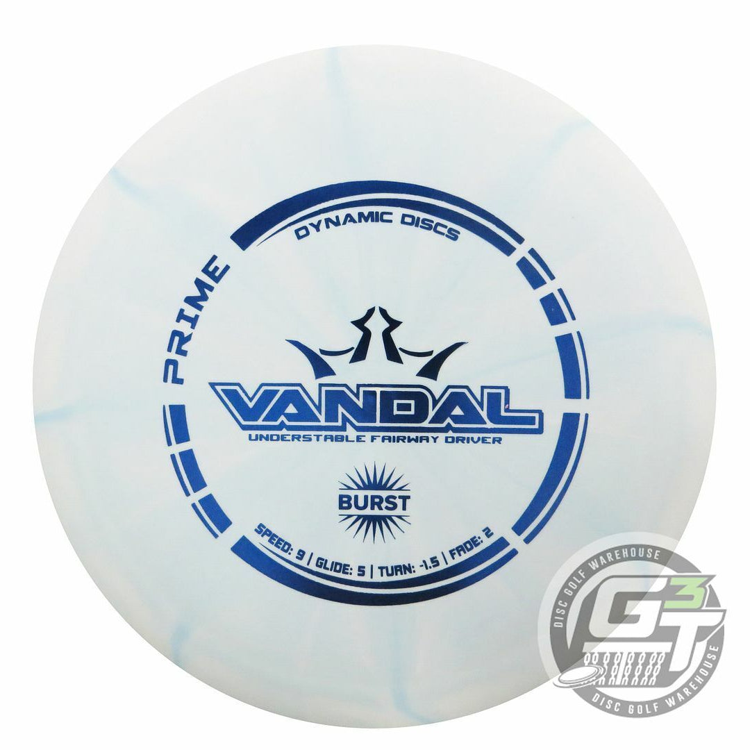 Dynamic Discs Prime Burst Vandal Fairway Driver Golf Disc (Individually Listed)