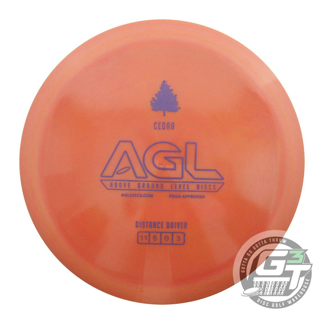 Above Ground Level Alpine Cedar Distance Driver Golf Disc (Individually Listed)