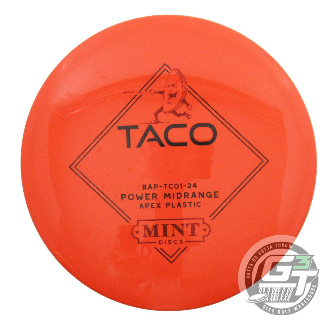 USED Mint Discs Apex Taco 178g Orange Midrange Golf Disc