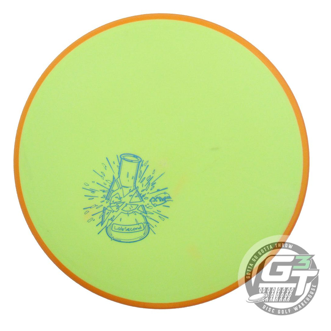 USED Axiom Discs X-OUT Prism Fission Pyro 165g Yellow Orange Rim Midrange Disc
