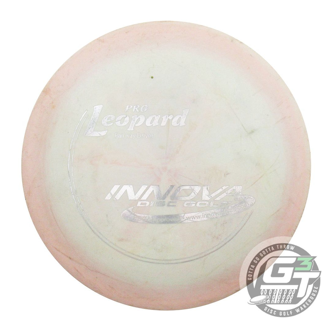 USED Innova Pro Leopard 167g Pink-Cream Silver Foil PFN OOP Fairway Driver Disc