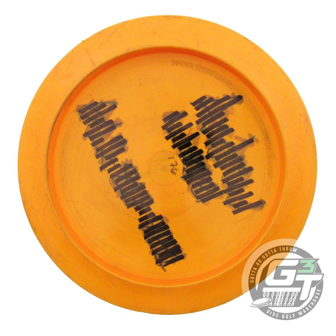 USED Innova Pro Destroyer 176g Orange Aqua Foil Distance Driver Golf Disc
