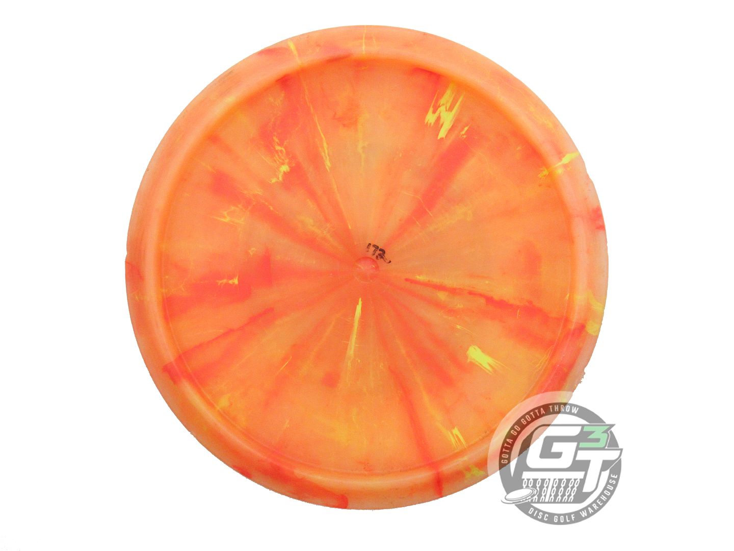 USED Lightning Standard #2 Hyzer 172g Orange RIM DING Midrange Golf Disc