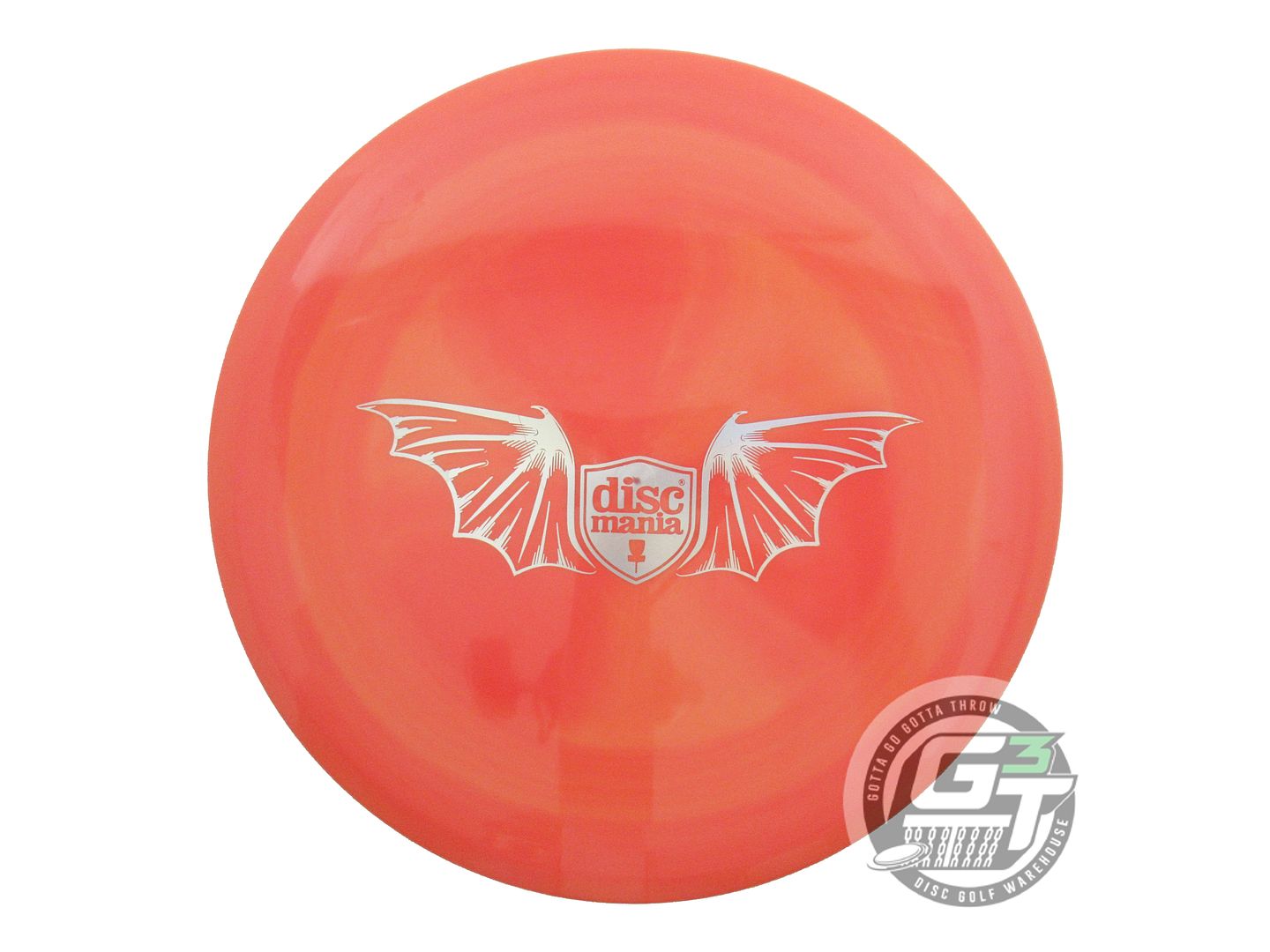USED DiscMania WINGS S-Line MD1 174g Orange Silver Holo Foil Midrange Golf Disc
