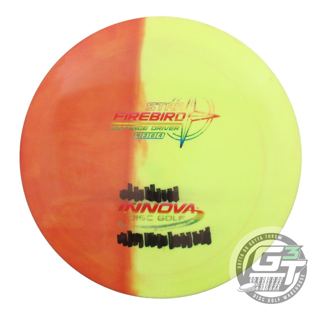 USED Innova Star Firebird 168g Yellow HOME DYED Distance Driver Golf Disc