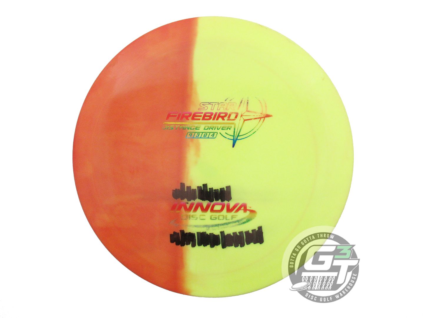 USED Innova Star Firebird 168g Yellow HOME DYED Distance Driver Golf Disc
