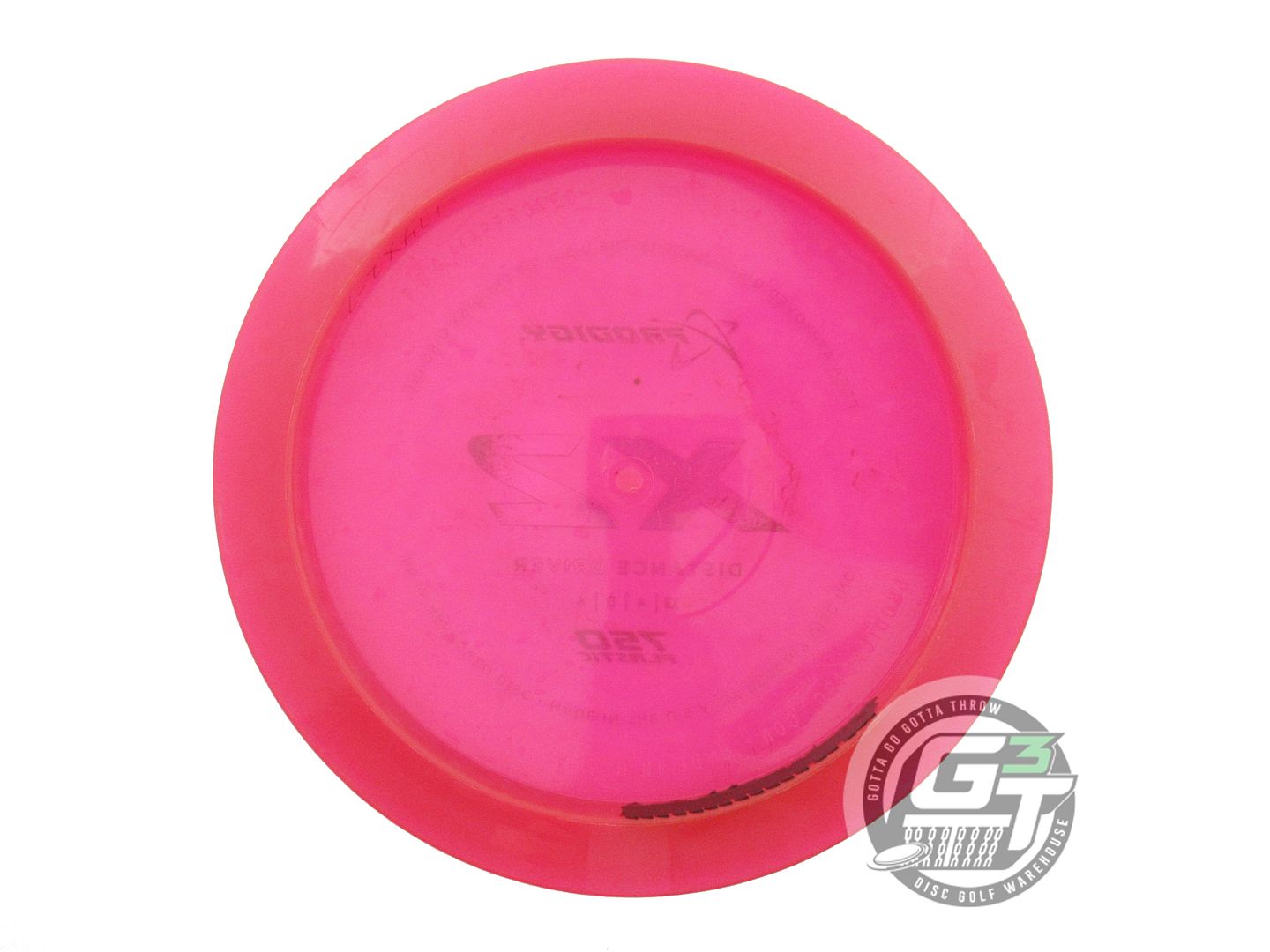 USED Prodigy Discs 750 X2 174g Pink Silver Foil Distance Driver Golf Disc