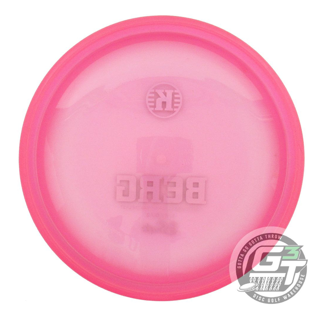 USED Kastaplast K1 Soft Berg 174g Pink Black Stamp Putter Golf Disc