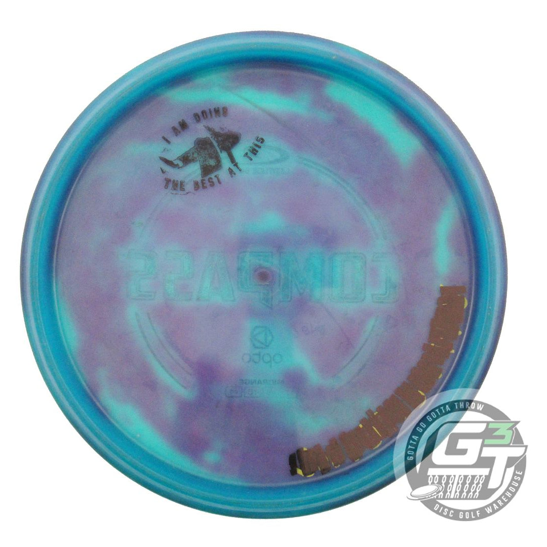 USED Latitude 64 Opto Compass 178g Blue HOME DYED Midrange Golf Disc