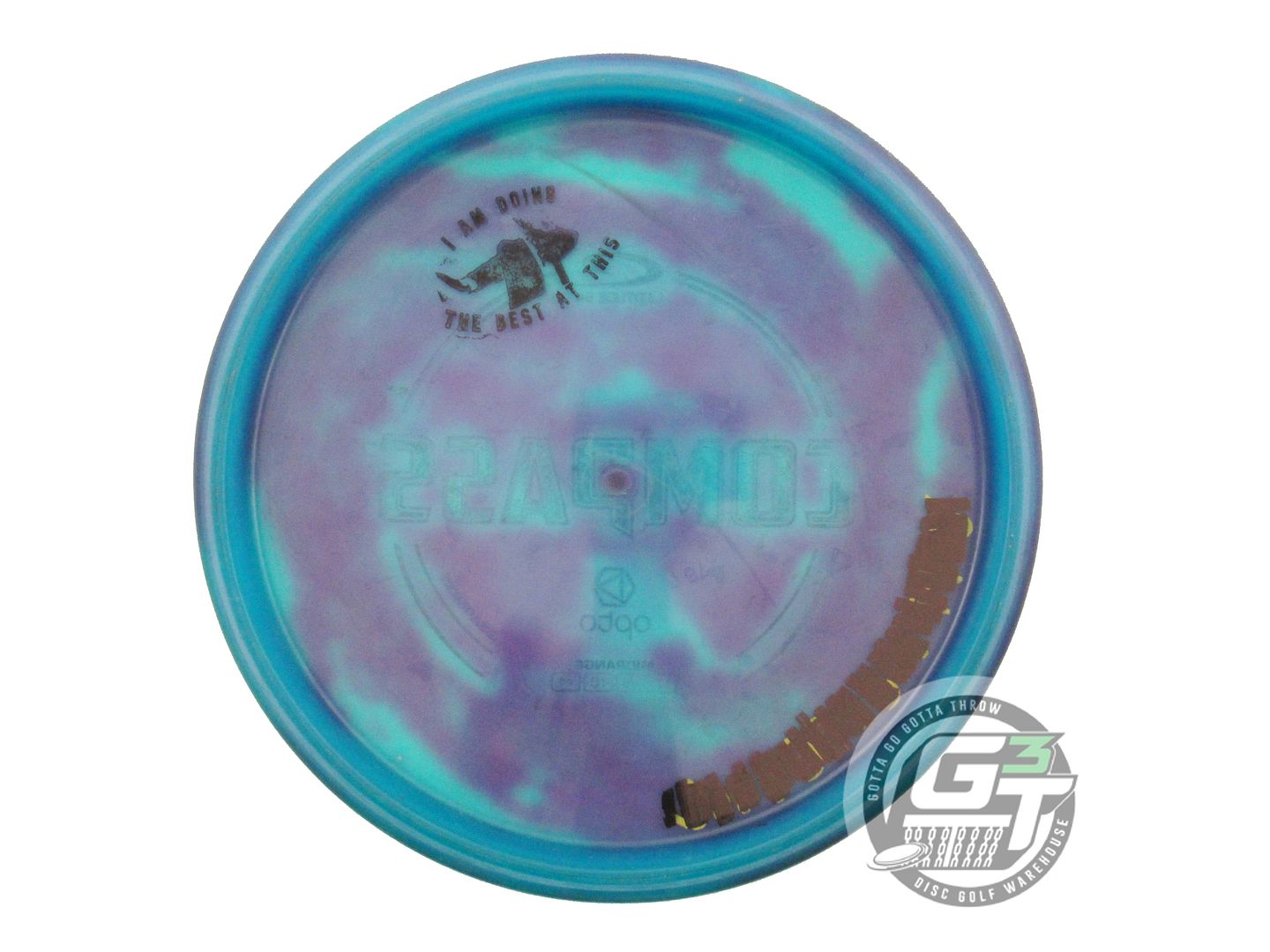 USED Latitude 64 Opto Compass 178g Blue HOME DYED Midrange Golf Disc