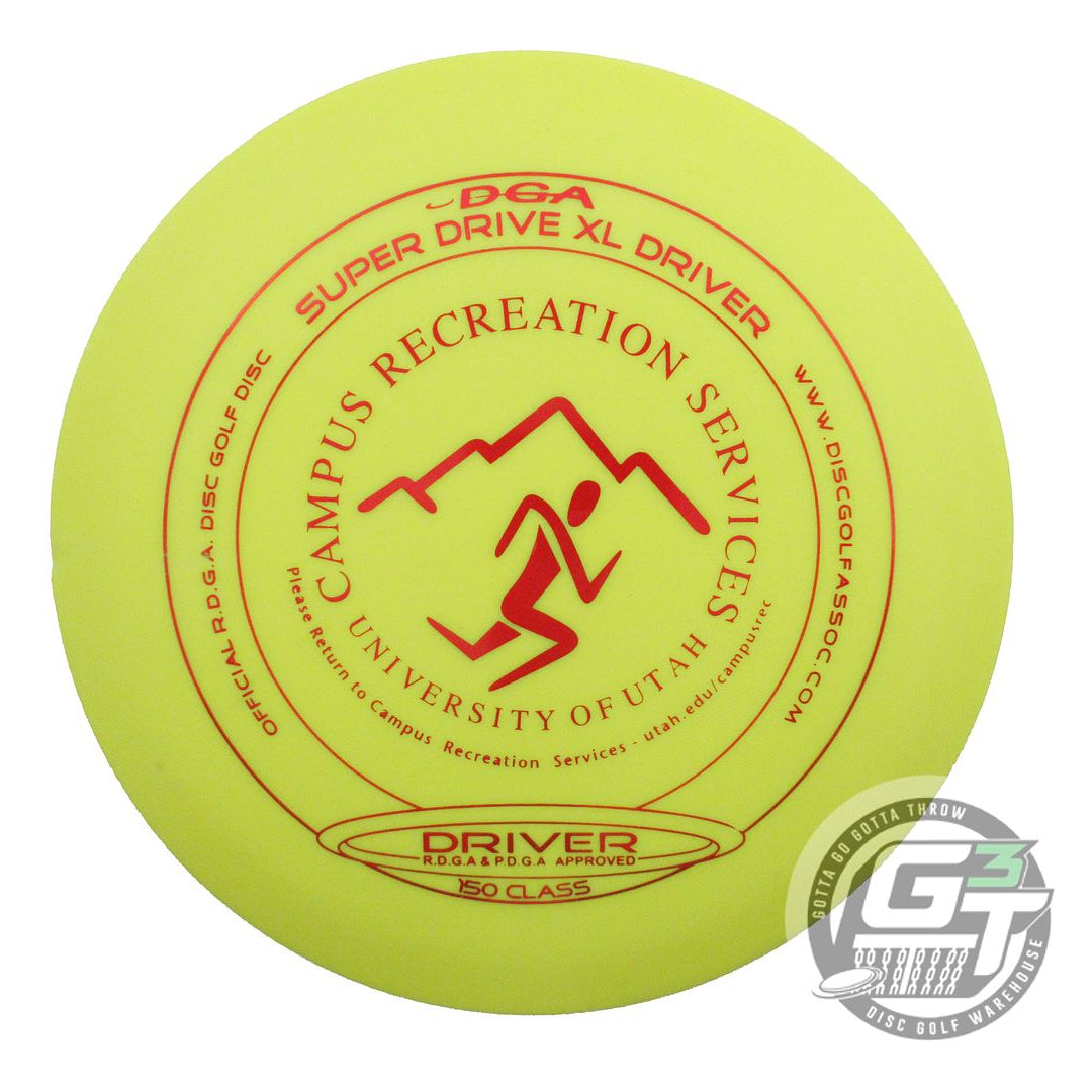 USED DGA D-Line Superdrive XL 148g Yellow Red Foil OOP Fairway Driver Golf Disc