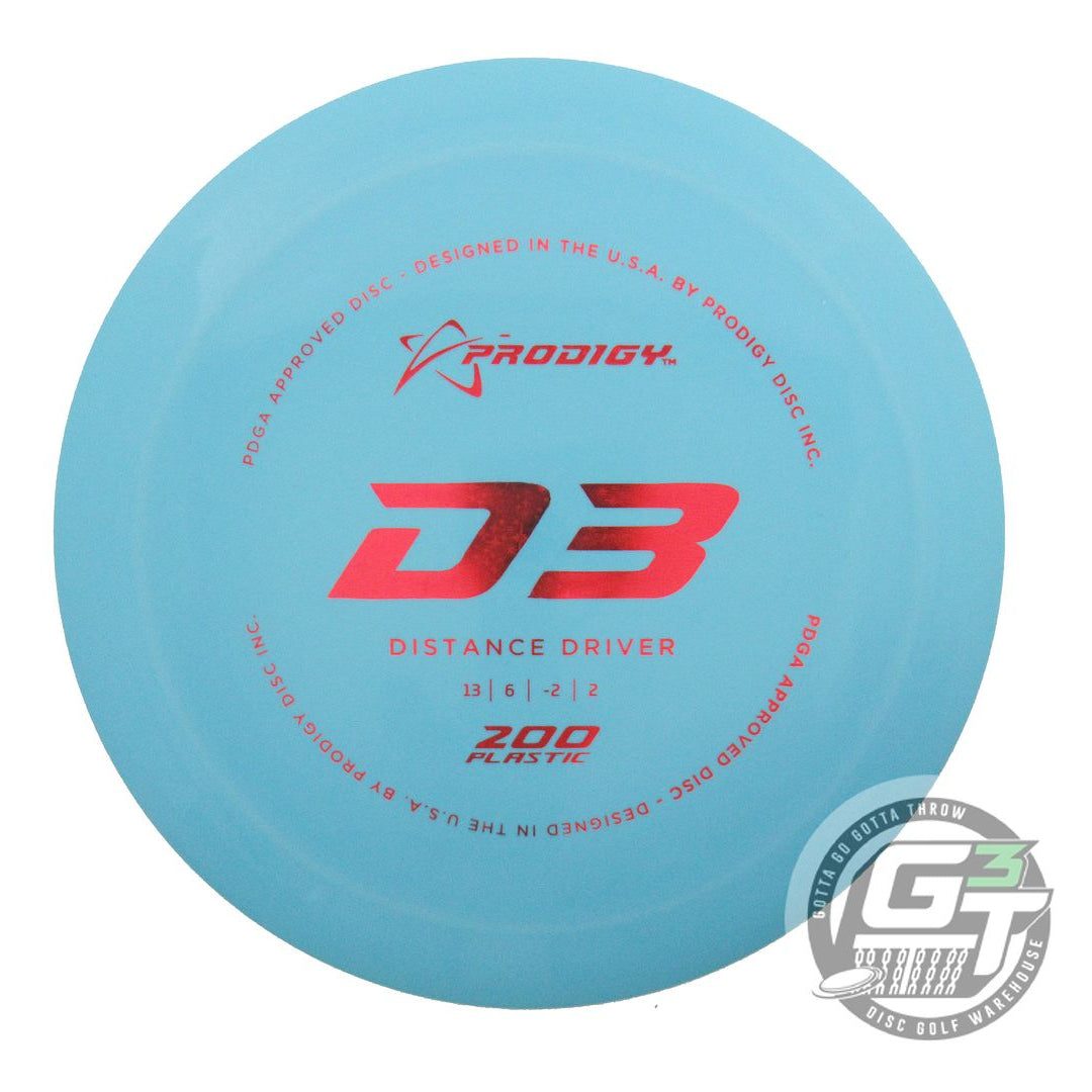 Prodigy 200 Series D3 Distance Driver Golf Disc (Individually Listed)