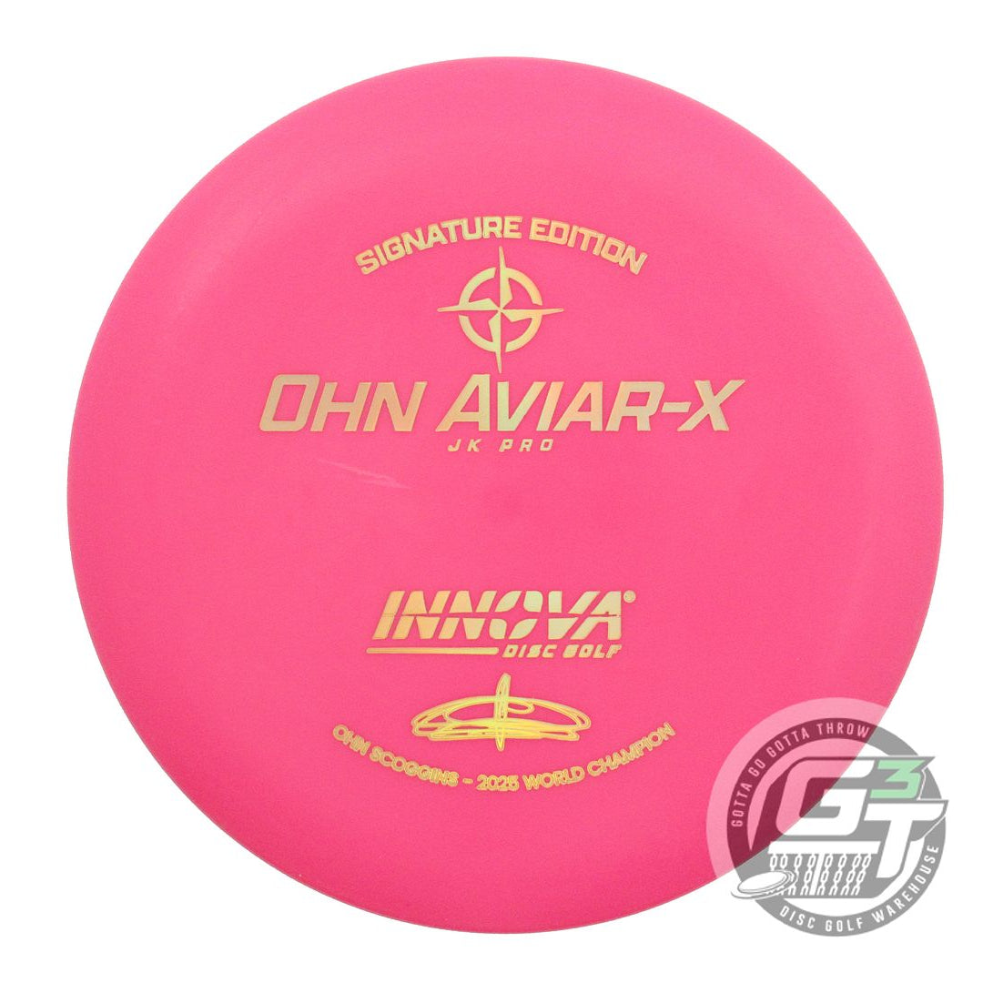 Innova Signature Edition Ohn Scoggins 2025 World Champion Pro JK Aviar-X Putter Golf Disc (Individually Listed)
