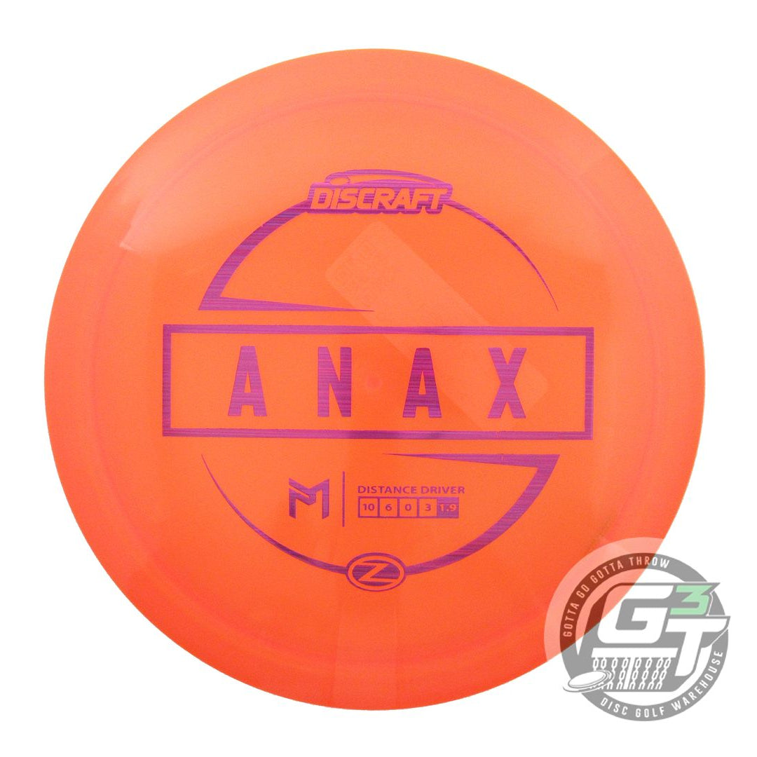 Discraft Paul McBeth Signature Elite Z Anax Distance Driver Golf Disc (Individually Listed)