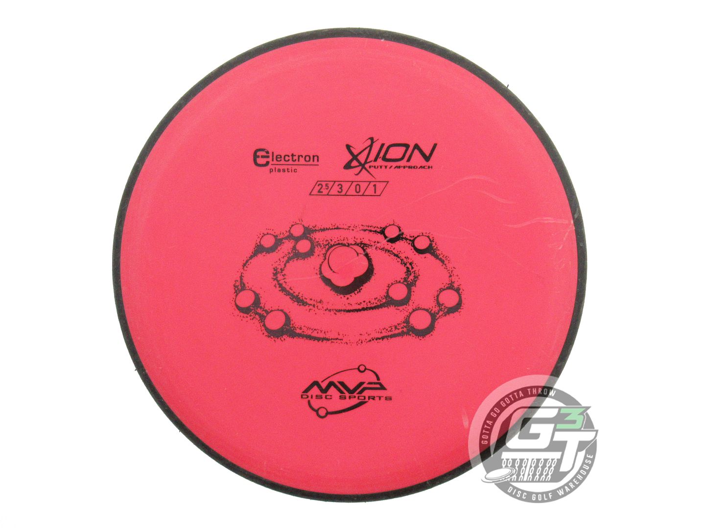 USED MVP Disc Sports Electron Ion 174g Red Putter Golf Disc