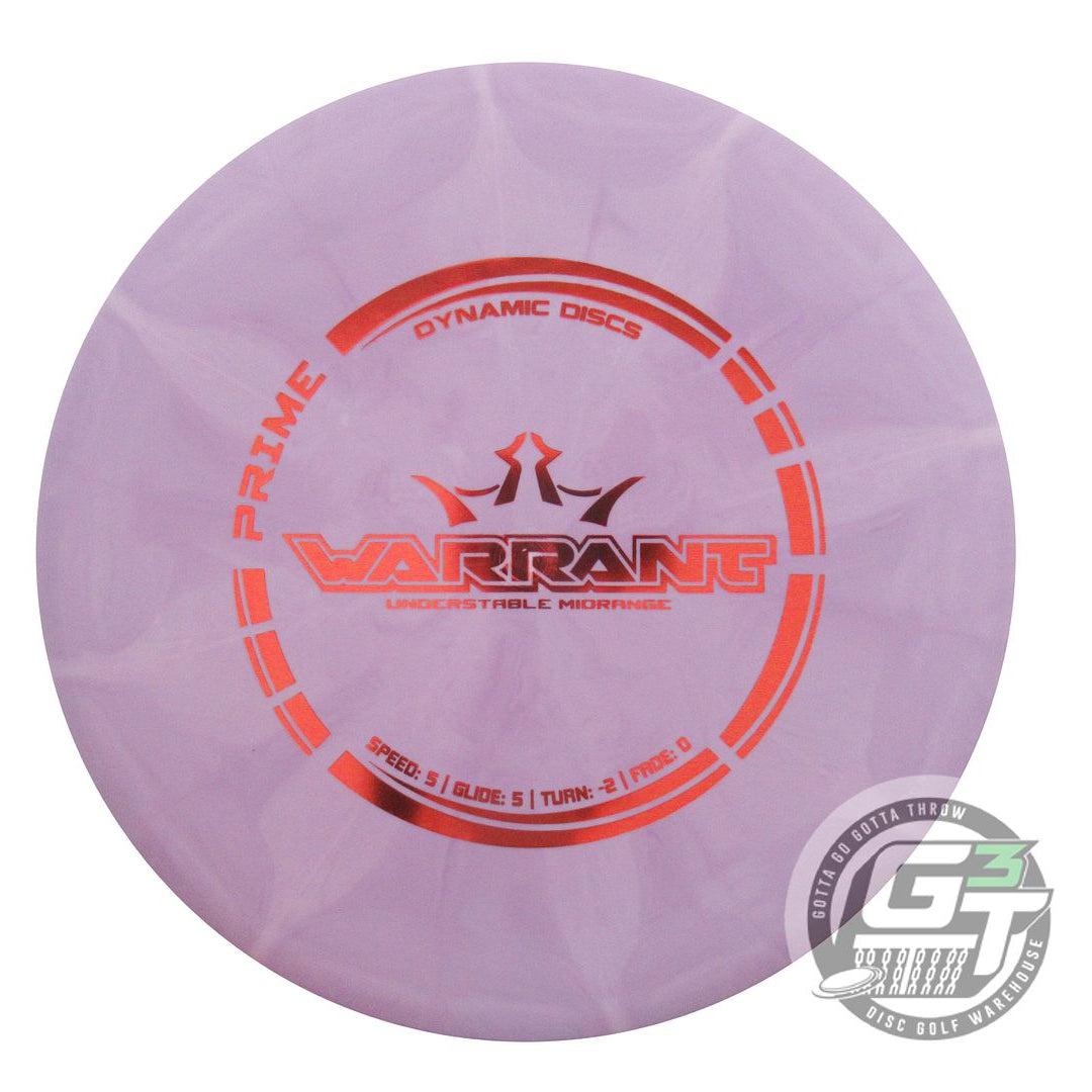 Dynamic Discs Prime Burst Warrant Midrange Golf Disc (Individually Listed)