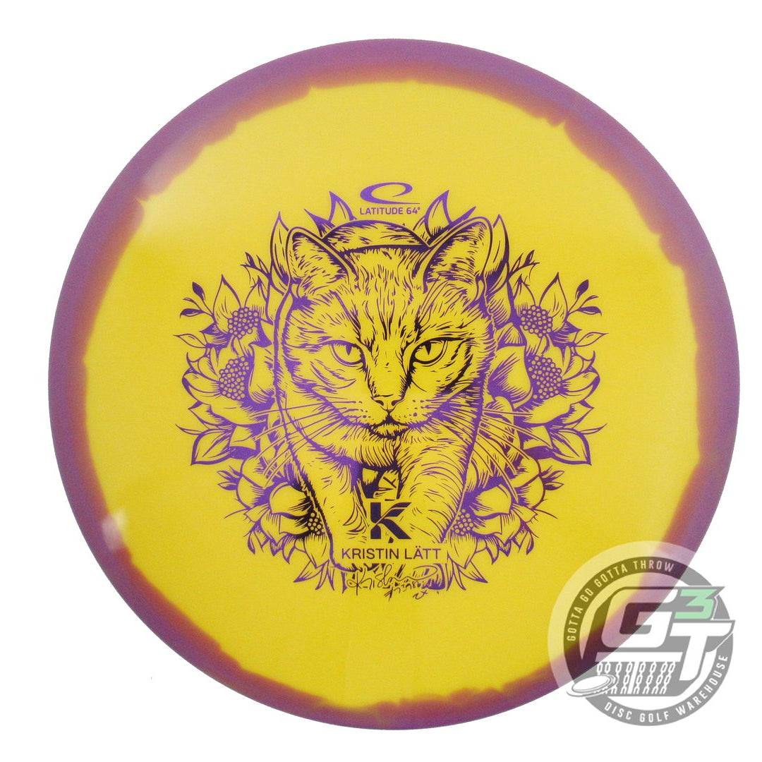 Latitude 64 Limited Edition 2025 Team Series Kristin Latt Gold Orbit Claymore Midrange Golf Disc (Individually Listed)