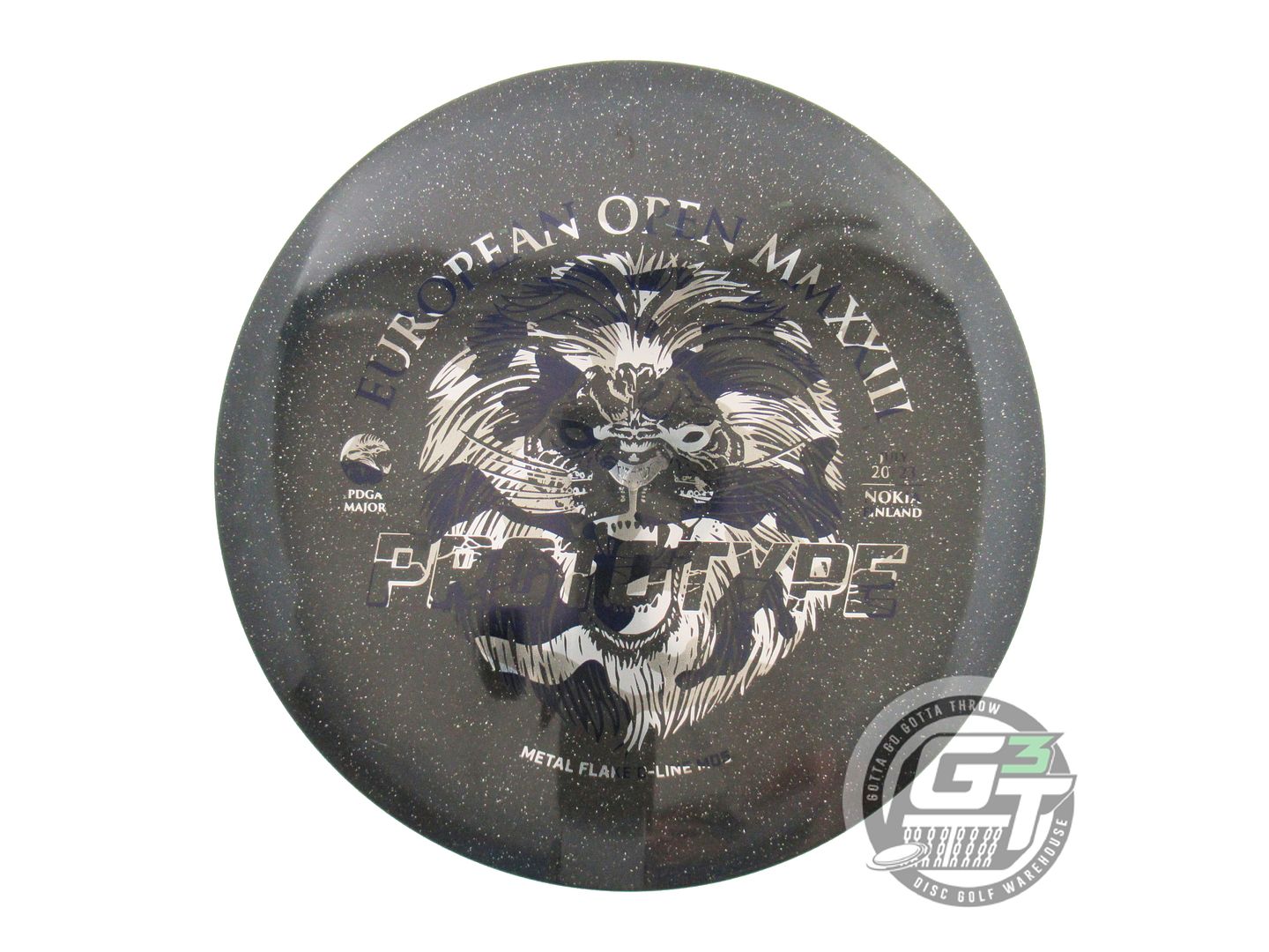 USED DiscMania PROTO Metal Flake C-Line MD5 176g Black Midrange Golf Disc