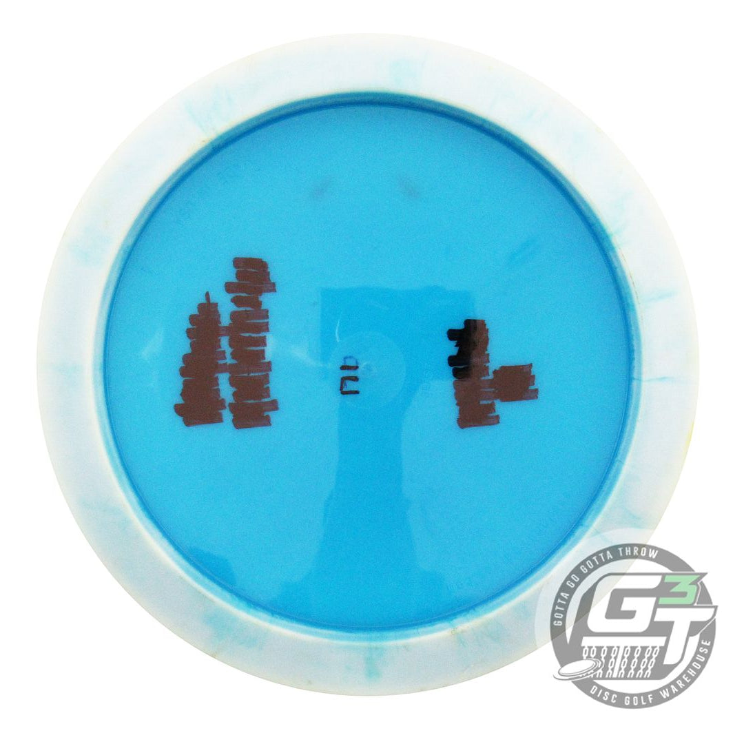 USED Innova Halo Star Beast 171g White-Teal Distance Driver Golf Disc