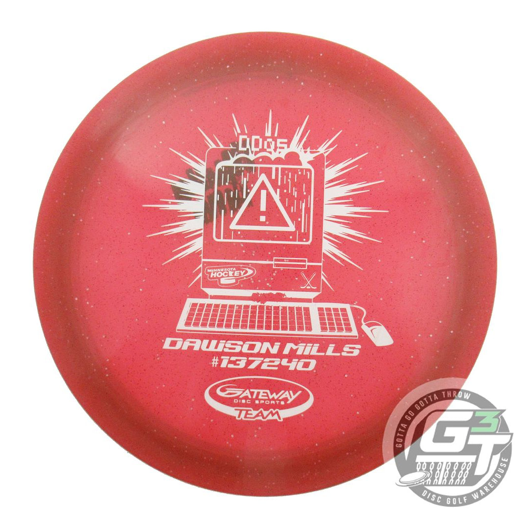 USED Gateway Metal Flake Blade 166g Red White Stamp Fairway Driver Golf Disc