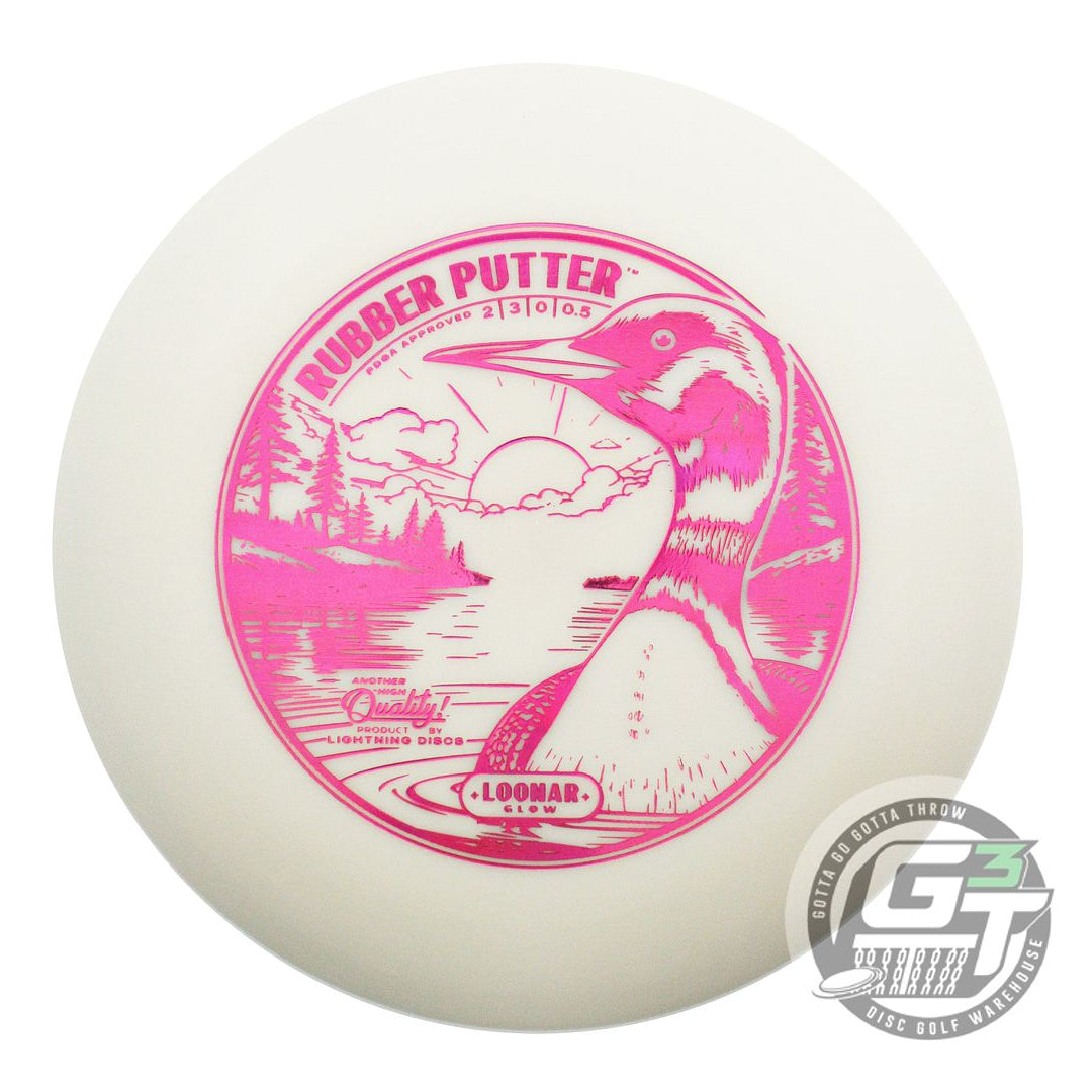 Lightning Loonar Glow Rubber Putter Golf Disc (Individually Listed) - Gotta Go Gotta Throw