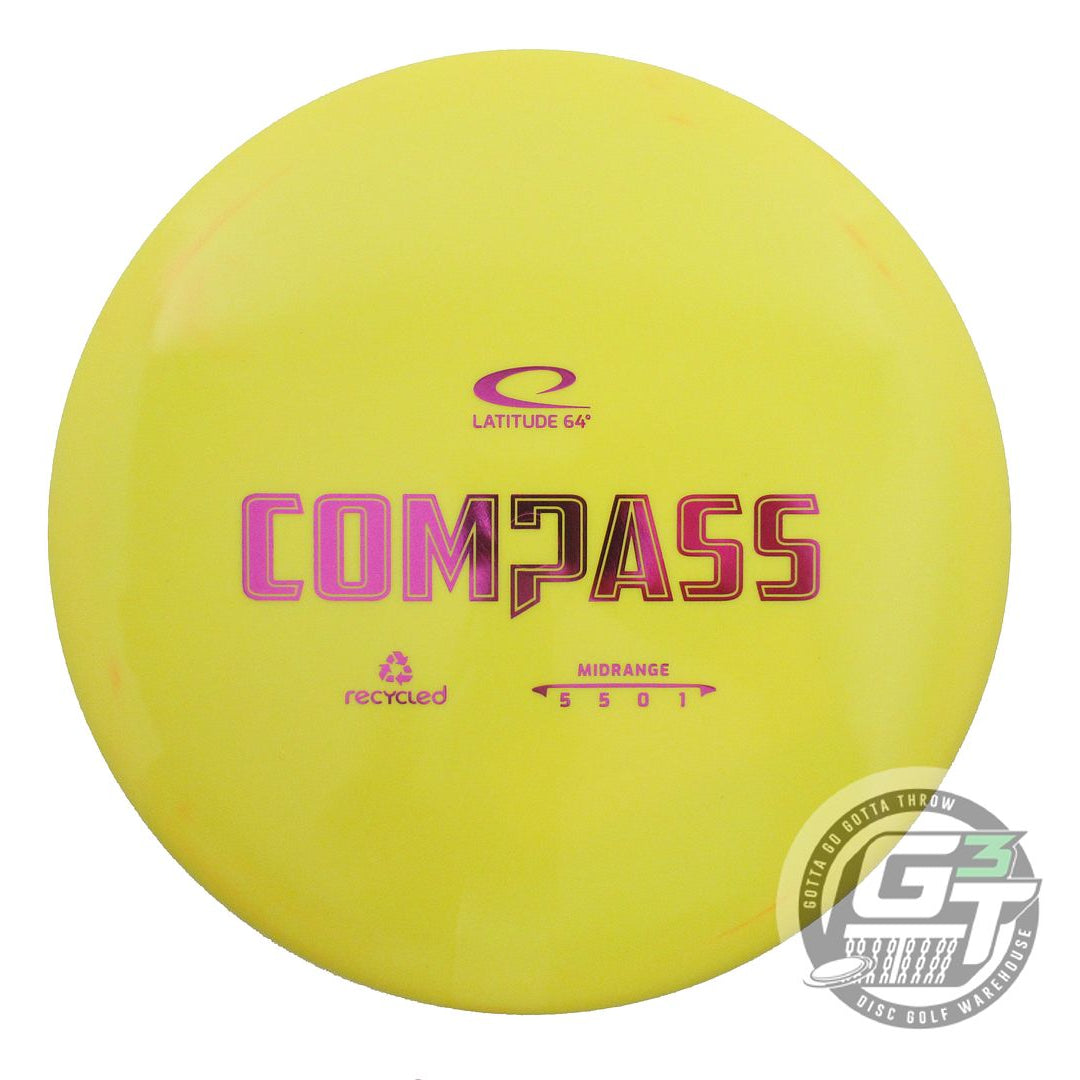 Latitude 64 Recycled Gold Compass Midrange Golf Disc (Individually Listed)