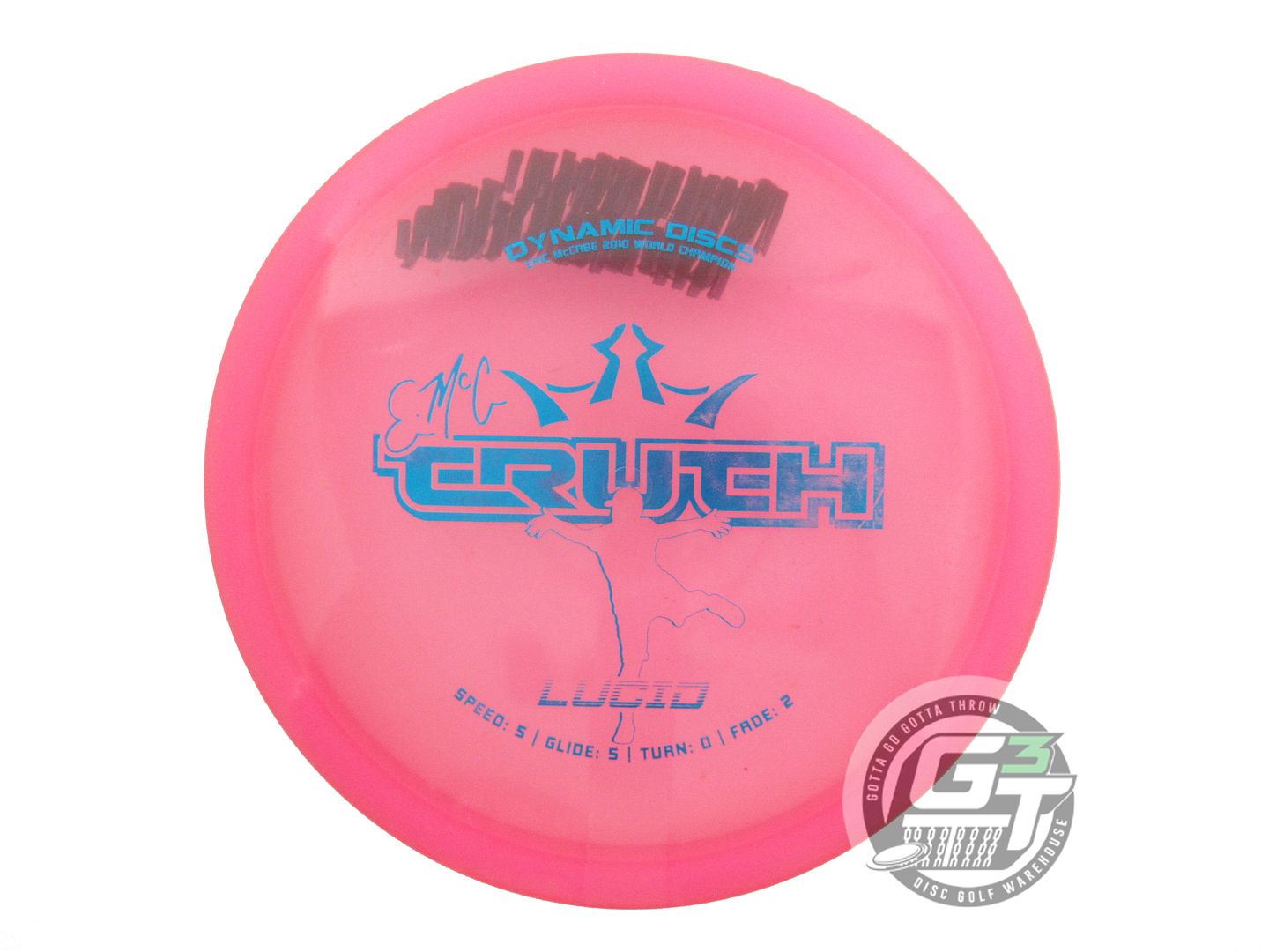 USED Dynamic Discs Lucid EMAC Truth 180g Pink Blue Foil Midrange Golf Disc