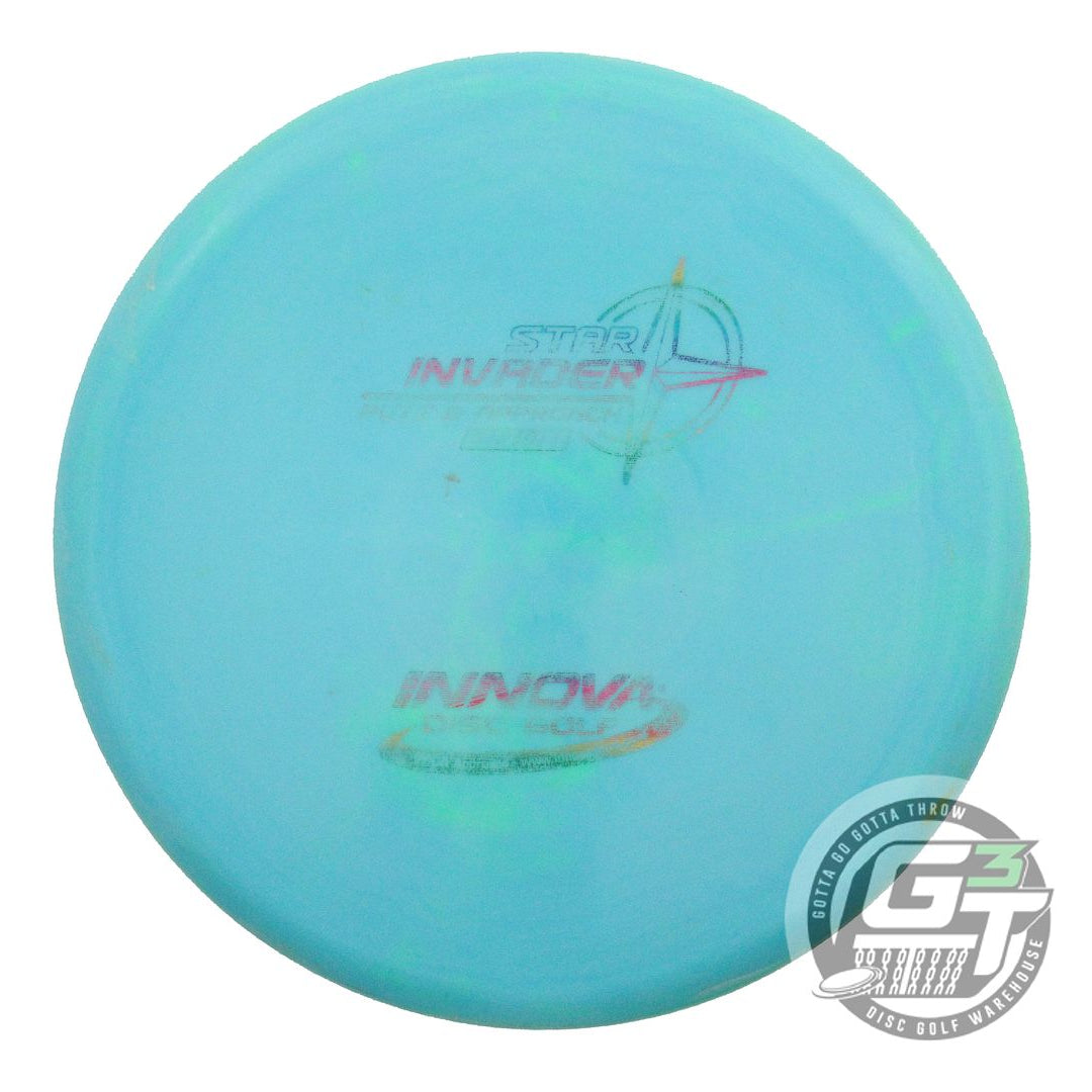 USED Innova Star Invader 173g Teal Rainbow Foil Putter Golf Disc