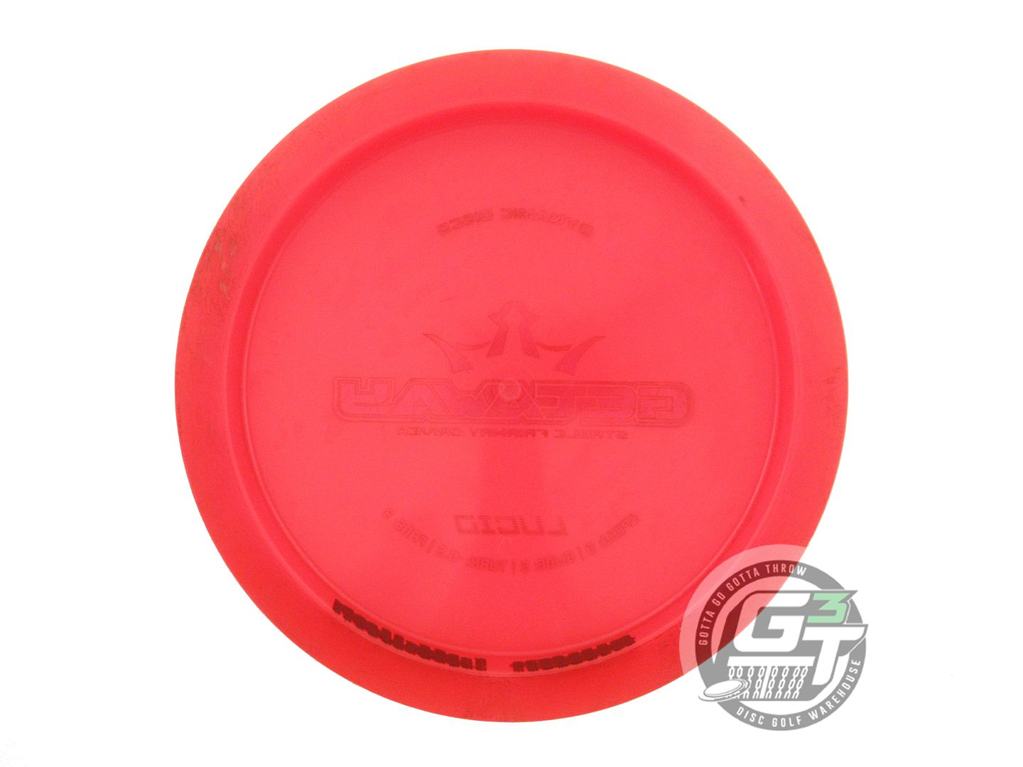 USED Dynamic Discs Lucid Getaway 173g Red Black Stamp Distance Driver Golf Disc