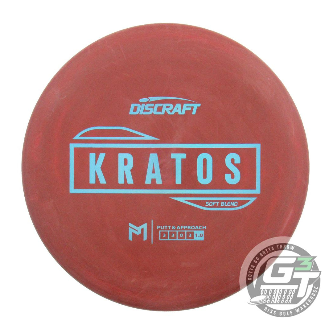 Discraft Paul McBeth Signature Putter Line Soft Kratos Putter Golf Disc (Individually Listed)