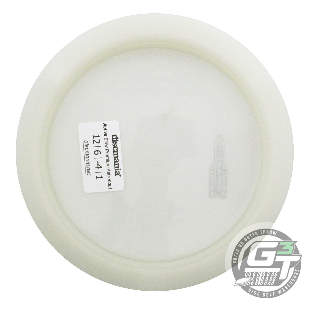 NOS DiscMania Active Premium Glow Astronaut 176g Teal Glitter Foil Driver Disc