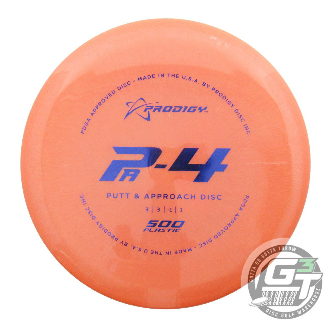 Prodigy 500 Series PA4 Putter Golf Disc (Individually Listed)