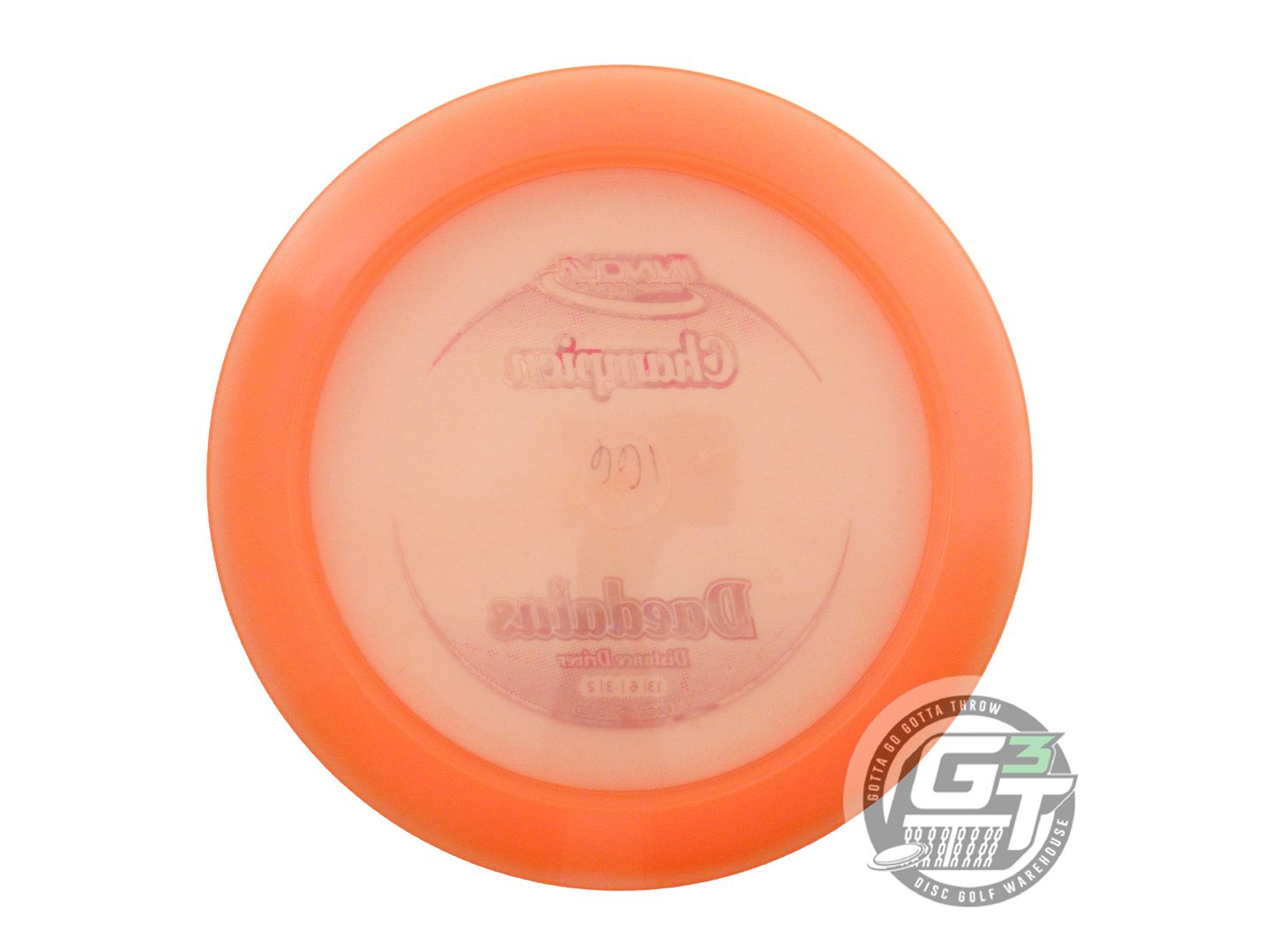 USED Innova Champion Daedalus 166g Coral Magenta Shatter Distance Driver Disc