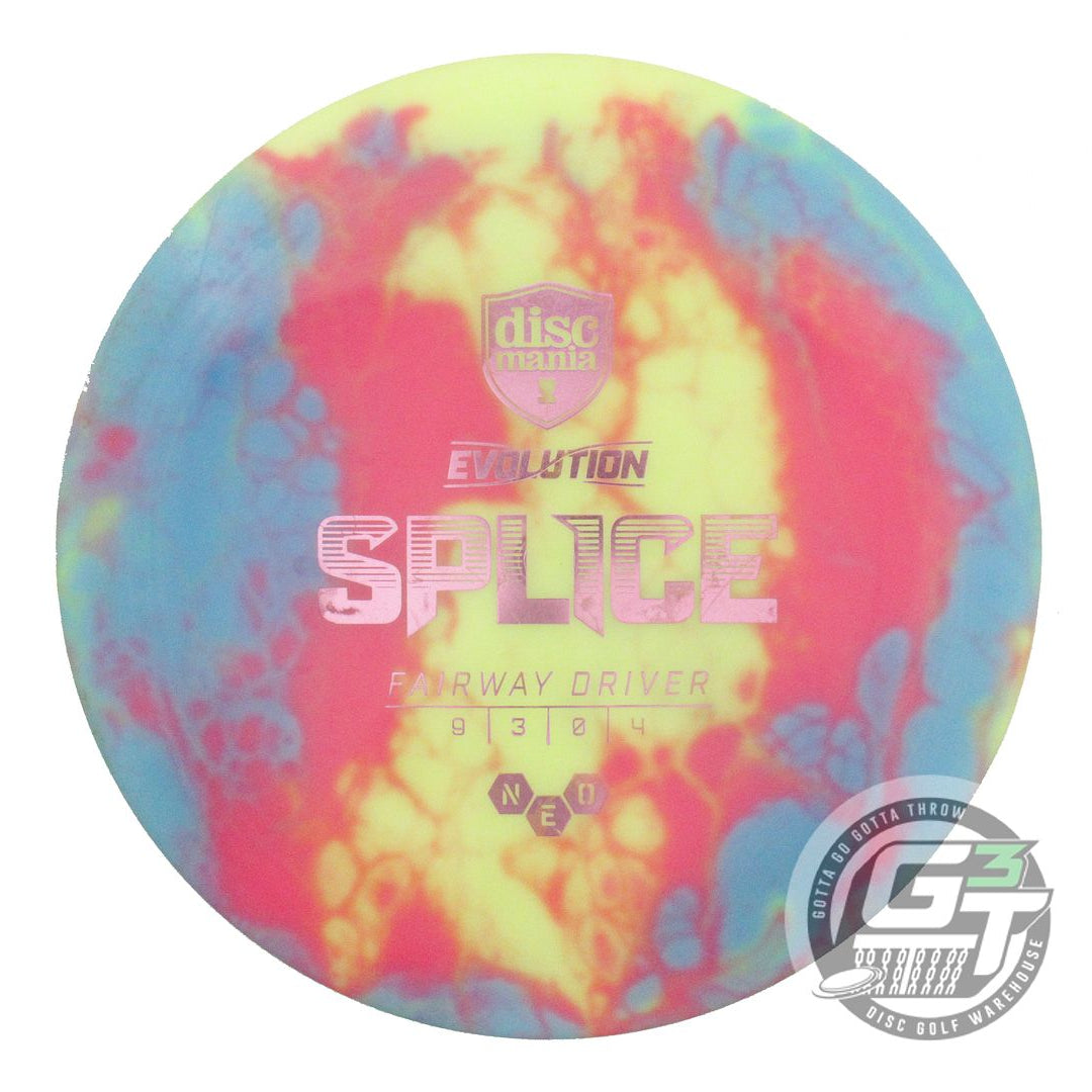USED DiscMania Neo Splice 171g White HOME DYED Fairway Driver Golf Disc
