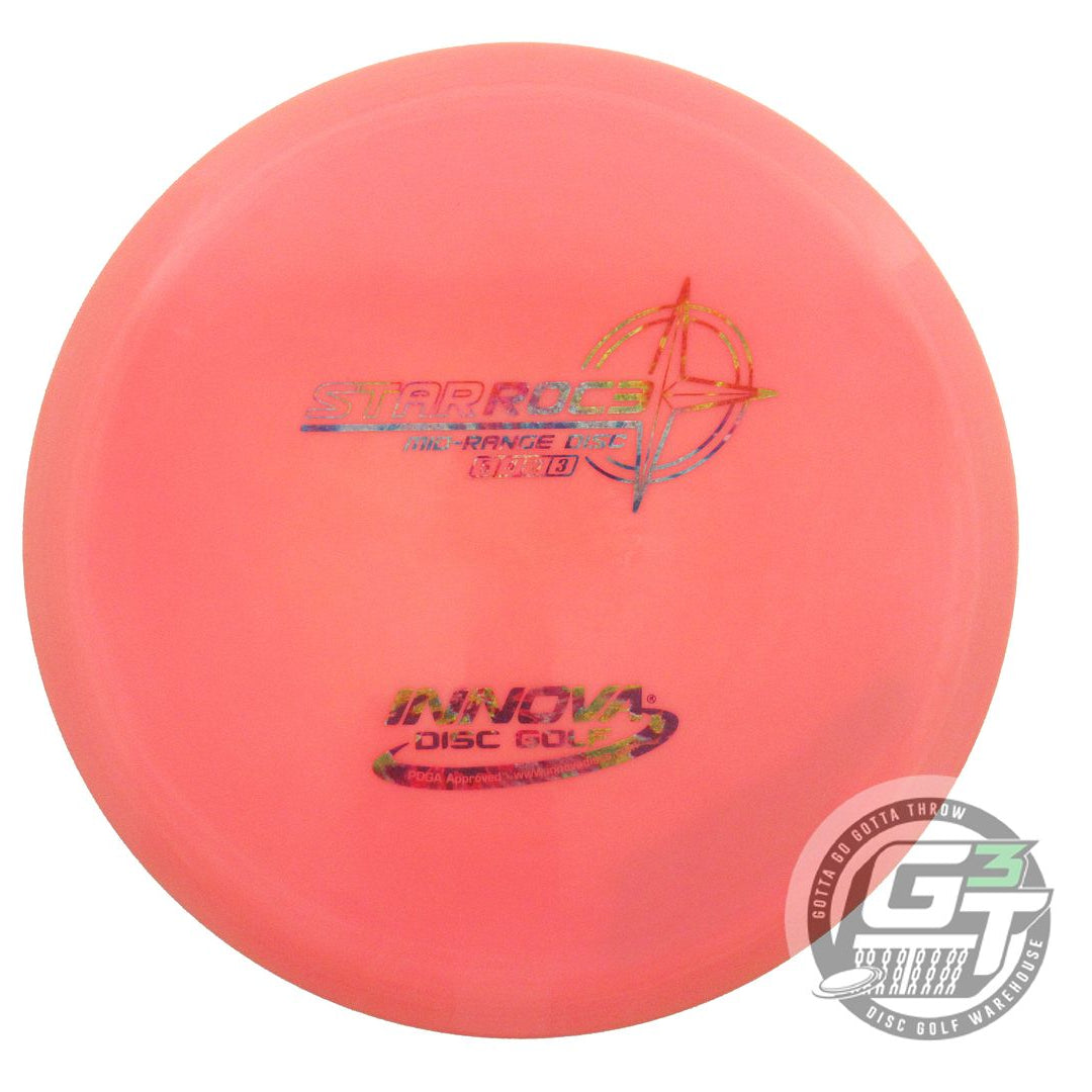 USED Innova Star Roc3 179g Salmon Fireworks Foil Midrange Golf Disc