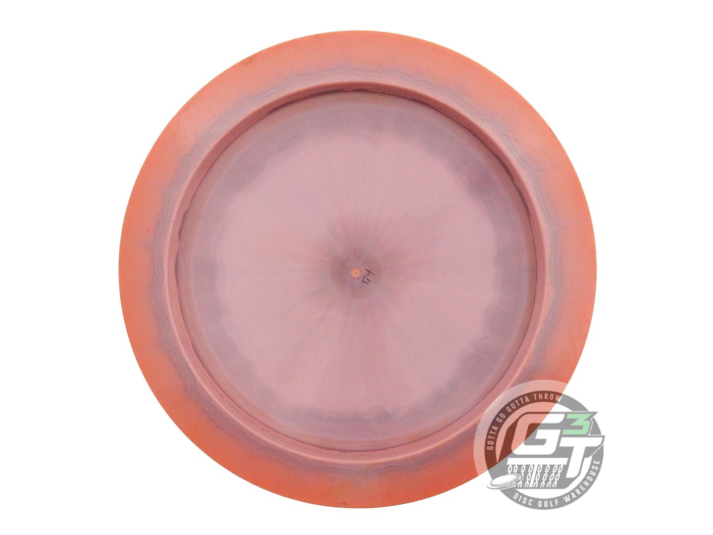 USED Discraft ESP Nuke 174g Orange-Pink Silver Holo Foil Distance Driver Disc