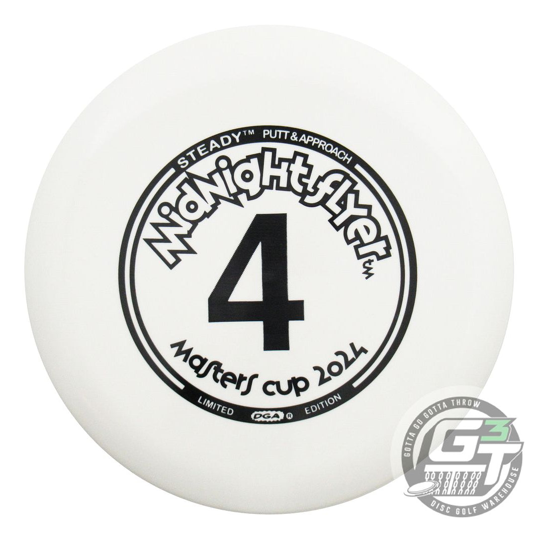 NOS DGA MIDNIGHT FLYER #4 Glow ProLine Steady 176g MASTERS CUP Putter Golf Disc