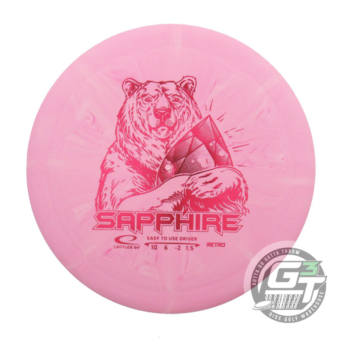 Latitude 64 Retro Burst Sapphire Distance Driver Golf Disc (Individually Listed)