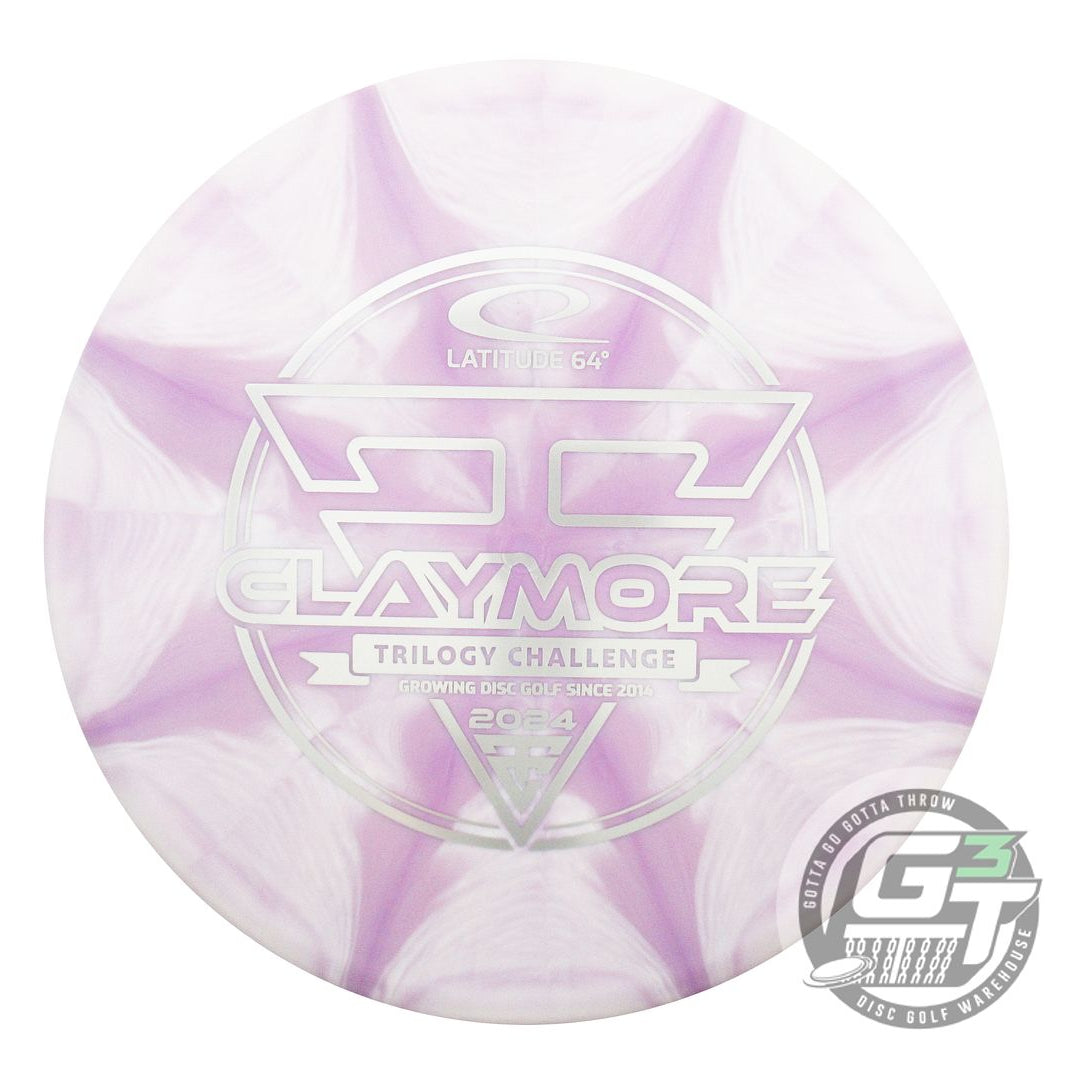 Latitude 64 Limited Edition 2024 Trilogy Challenge Gold Ice Burst Claymore Midrange Golf Disc (Individually Listed)