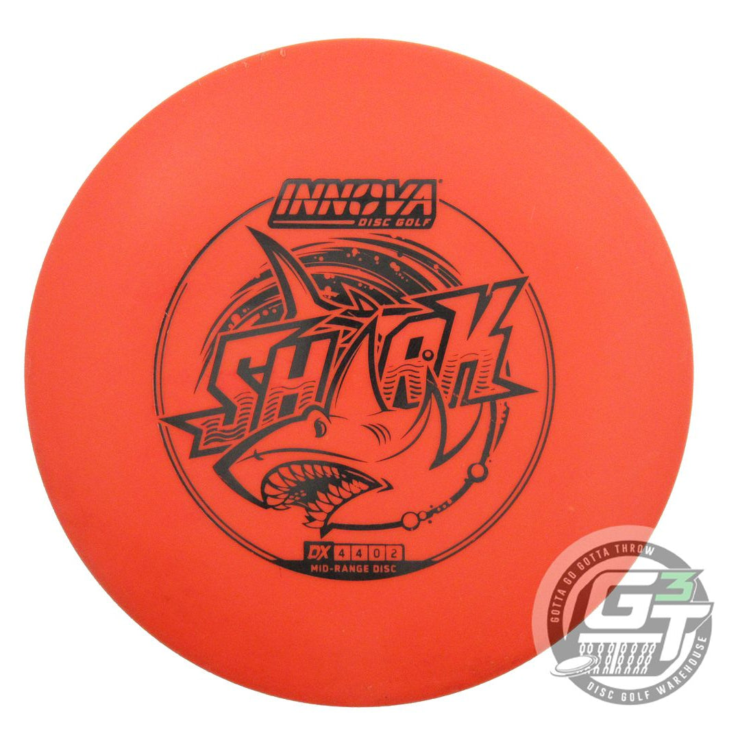 USED Innova DX Shark 146g Burnt Orange Black Stamp Midrange Golf Disc