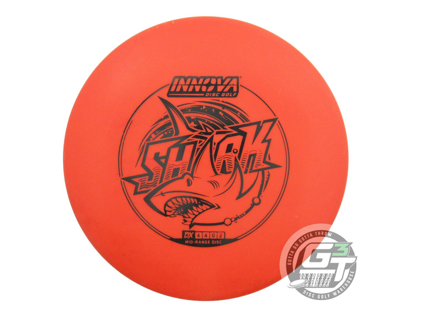 USED Innova DX Shark 146g Burnt Orange Black Stamp Midrange Golf Disc