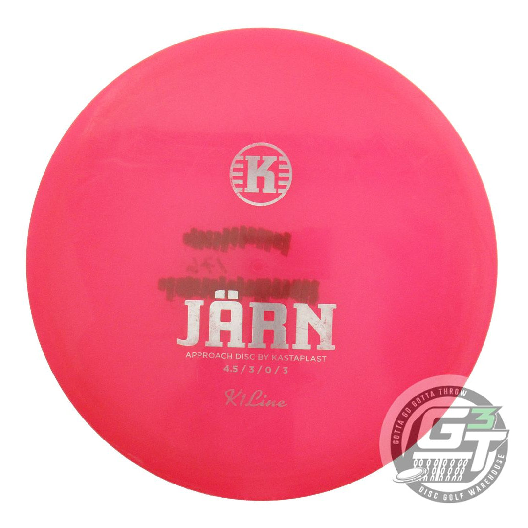 USED Kastaplast K1 Jarn 176g Red Silver Foil Midrange Golf Disc