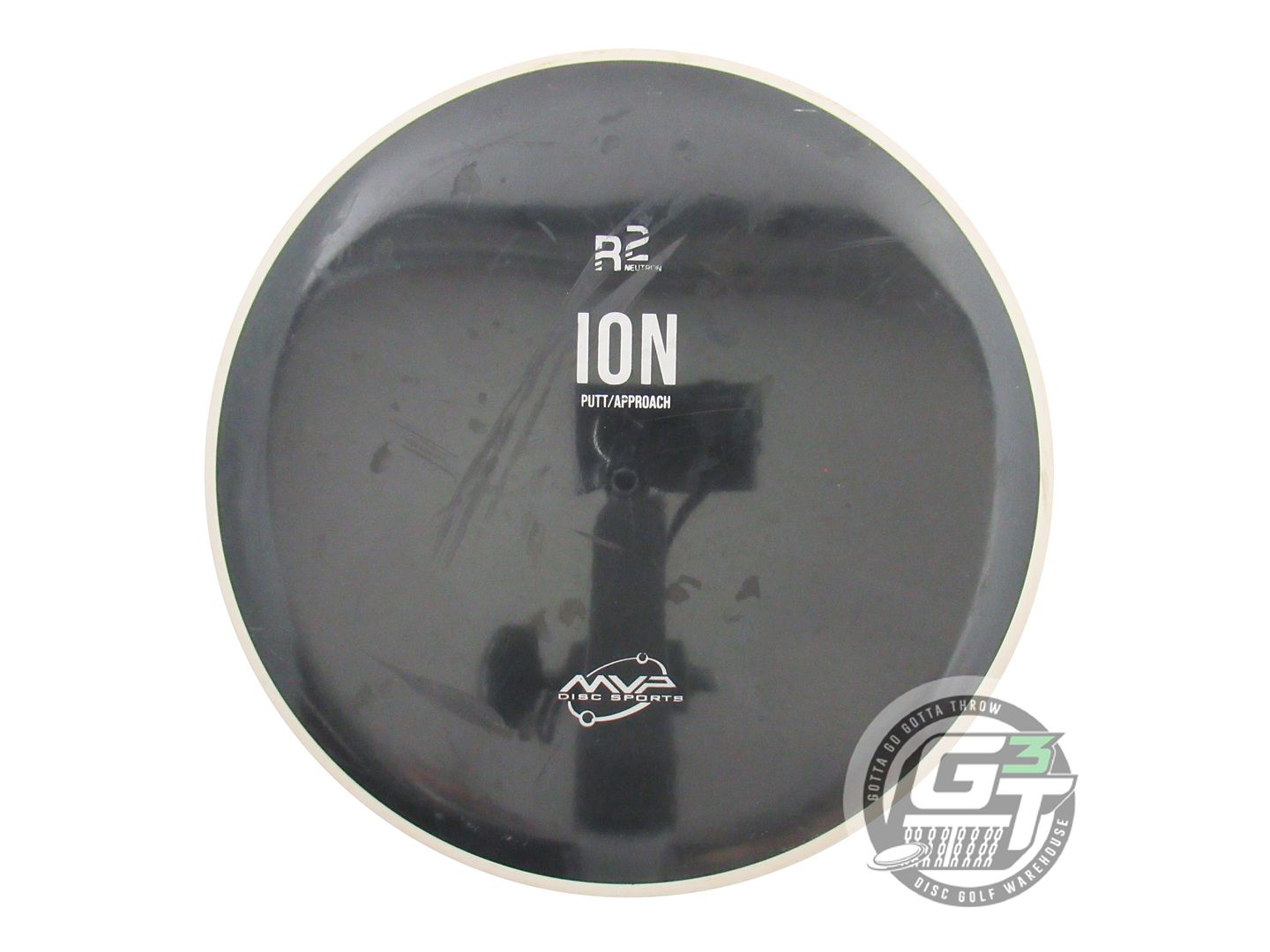 USED MVP Disc Sports R2 Neutron Ion 174g Black Putter Golf Disc