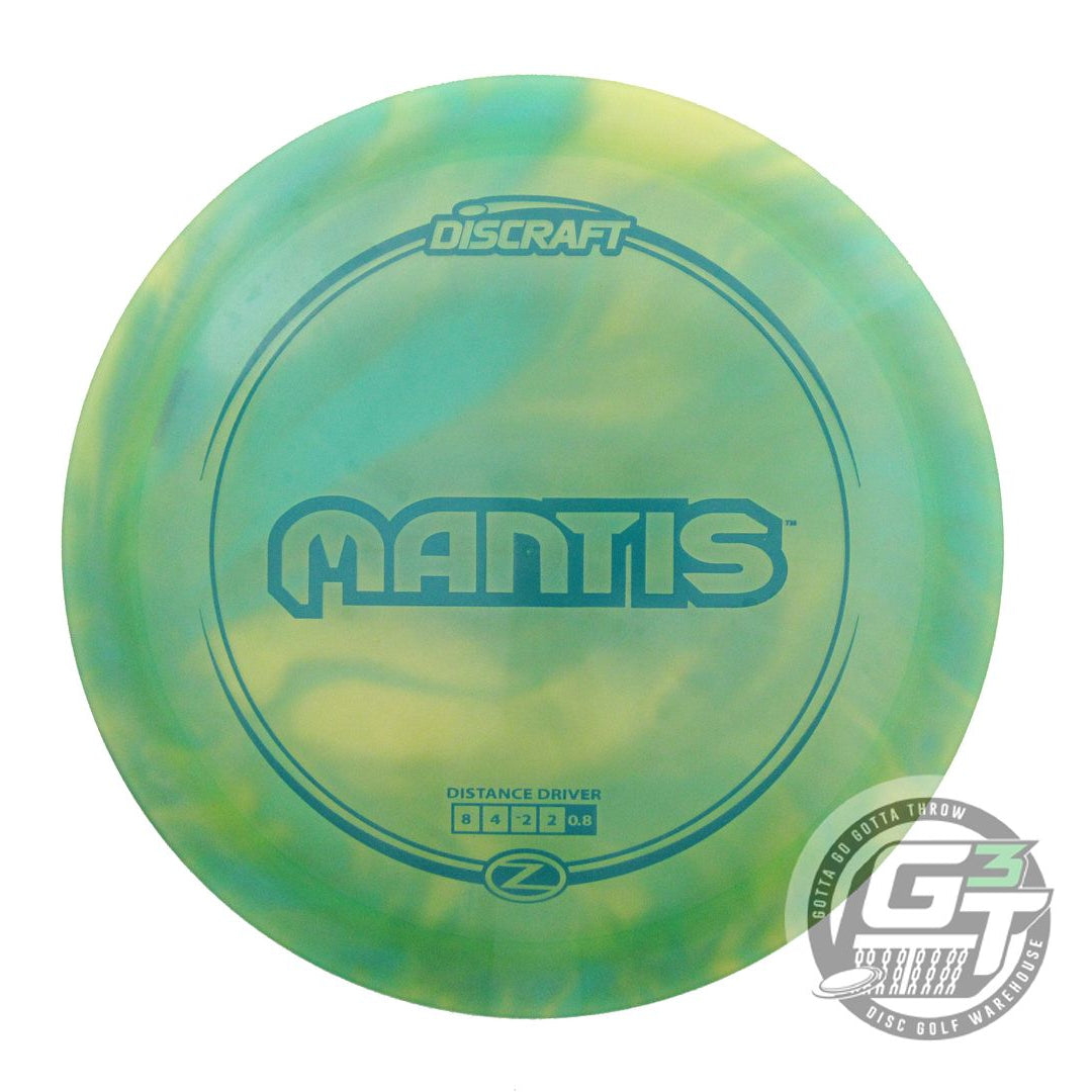 USED Discraft Z Mantis 176g Lime HOME DYED Fairway Driver Golf Disc