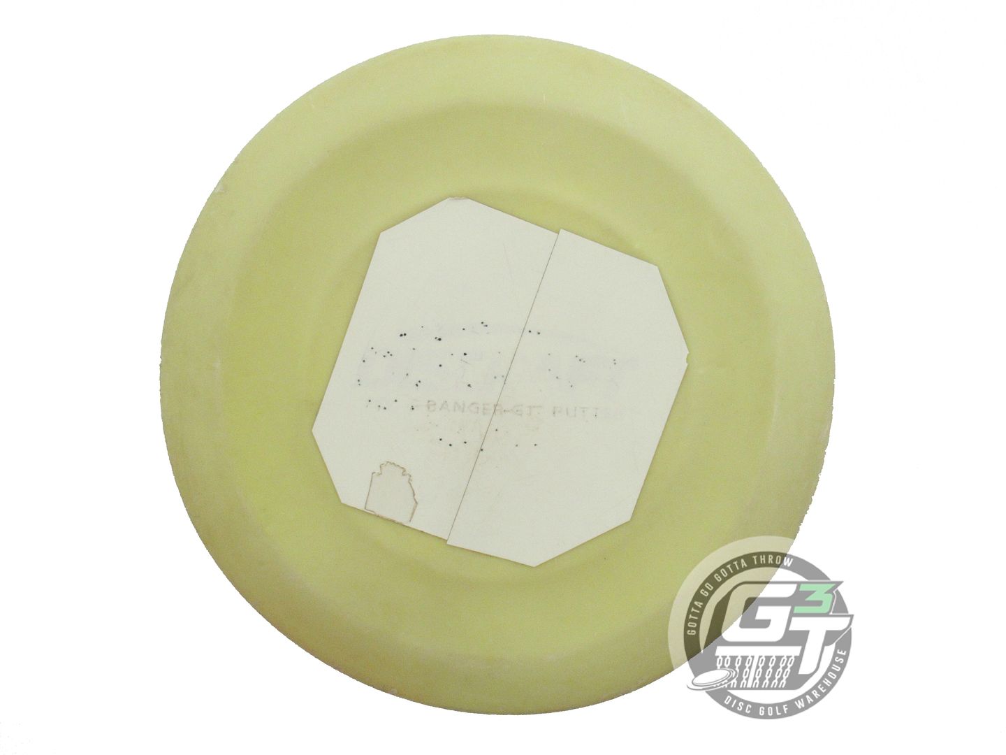 USED Discraft Pro D Banger GT 178g Yellow GLOW TAPE Putter Golf Disc